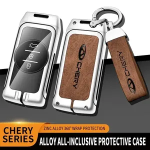เคสกุญแจรีโมทรถยนต์โลหะผสมสังกะสีสำหรับ Chery Tiggo 4 5X 7 Pro 8 Exeed Txl Tx Lx อุปกรณ์ตกแต่งรถยนต์ - Product Image 5