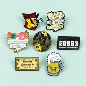 Broche créative personnalisée pour accessoires à thème : forme géométrique, <span class=keywords><strong>calendrier</strong></span> de bière, verres, lettres anglaises, badge - Product Image 3