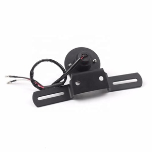 <span class=keywords><strong>Cafe</strong></span> <span class=keywords><strong>Racer</strong></span>-Lámpara de parrilla trasera para motocicleta, luces traseras de freno con soporte para matrícula - Product Image 5