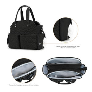 Bolso Maternal Multifuncional Acolchado, Tipo <span class=keywords><strong>Bandolera</strong></span>, Impermeable, con Aislamiento Térmico, <span class=keywords><strong>para</strong></span> Viajes - Product Image 5