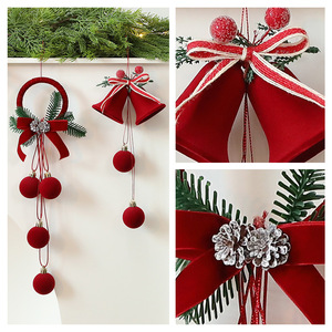 Adornos Colgantes <span class=keywords><strong>de</strong></span> Campanas con Diseño Nórdico para Ventanas Navideñas y Decoración del Hogar, Detalles Festivos Creativos - Product Image 4