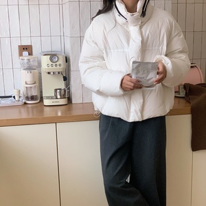 Женская Водонепроницаемая Двухсторонняя куртка 2024 Pinghu, длинная хлопковая подставка для белой утки, осень/зима, 90% покрытие небольшого размера - Product Image 2