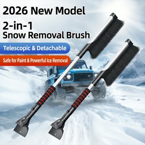 Robustes Abnehmbares Schneebürsten- und Schaber-Set, 155cm Hoch, Benutzerfreundliches Autoreinigungswerkzeug für Wohnmobile und LKWs, Rutschfestes Griffdesign - Product Image 6