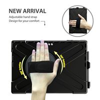 Porte-documents Portable antichoc étui pour ordinateur portable Pirate Master Silicone coque arrière complète pour Microsoft Surface Pro 4 5 6 7