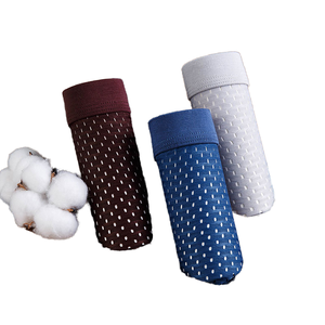 Calzoncillos bóxer de secado rápido para hombre al por mayor, cintura elástica de altura media, ropa interior suave y elástica de alto rendimiento, marca privada - Product Image 6