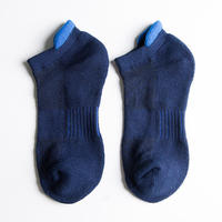 Chaussettes de sport d'été personnalisées moins chères pour hommes, respirantes, confortables, design de la semelle et du revers, 80% coton, usage quotidien