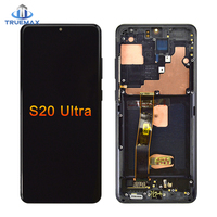 Téléphone portable lcds cadre écran affichage pantalla para de tela pour samsung galaxy s20 ultra plus fe s20fe s20plus 4g 5g s20ultra