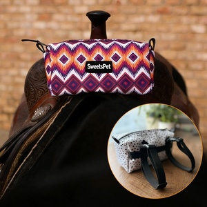 Borsa da sella western compatta, impermeabile, facile da pulire, leggera, portatile, adatta per sella western laterale, equitazione, ranch, attività all'aperto. - Product Image 1