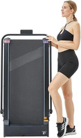 Tapis roulant électrique portable mini silencieux avec écran LED, pliable, pour la marche à domicile, équipement de fitness