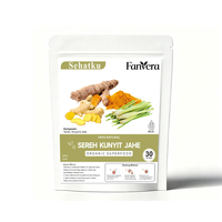 Tisane au Curcuma, Gingembre et Citronnelle, Saveur Agrumes Aromatique, Favorise la Digestion et le Bien-être Quotidien, Sachets de Thé, ISO+HACCP OEM