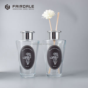 Botella personalizada de lujo para habitación, difusor de caña <span class=keywords><strong>Geo</strong></span> blanco mate, Color vacío - Product Image 4