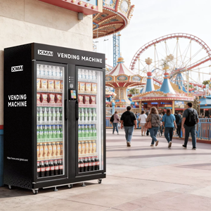 Distributeur automatique de vente au détail sans personnel XMAI 1500L avec vision IA, service en libre-service, affichage réfrigéré, compatible 5G et surveillance à distance pour les bureaux - Product Image 1