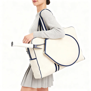 Sac de sport tendance avec logo personnalisé, sac de voyage en toile unique, sac de tennis, sac de pickleball, <span class=keywords><strong>pochette</strong></span> détachable, utilisation en extérieur - Product Image 1