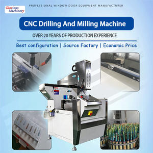 Centre d'usinage pour portes et fenêtres en aluminium, machine <span class=keywords><strong>de</strong></span> perçage <span class=keywords><strong>de</strong></span> trous <span class=keywords><strong>de</strong></span> serrures robuste, moteur PLC, perceuse-fraiseuse pour <span class=keywords><strong>PVC</strong></span> - Product Image 1
