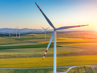 Éolienne connectée au réseau à contrôle intelligent 80kW 120kW 150kW 690V 50Hz avec surveillance par application pour l'investissement dans l'énergie verte
