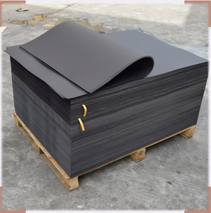 Carton noir d'emballage de boîte de papier de carte 120gsm 300gsm A4 roulant les doubles cartes dégrossies enduites de papier du noyau 300gsm noir - Product Image 6