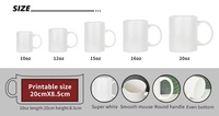 Mug à café personnalisé avec photo, changeant de couleur à la chaleur |   Mug en céramique léger, compatible micro-ondes et congélateur |