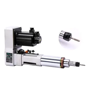 Servo motor pneumático de alta velocidade de instalação, fácil, perfuração, unidade de cabeça do eixo de rolagem