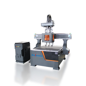 Tavolo con Scanalatura a T 1212 per Router CNC a Tre Teste di Taglio per Legno, MDF, Pietra Artificiale, Vetro Organico, Resina Epossidica e Pannelli Compositi - Product Image 1