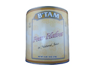Poire <span class=keywords><strong>Bartlett</strong></span> en conserve délicieux dés/moitiés/tranches au sirop léger - Product Image 6