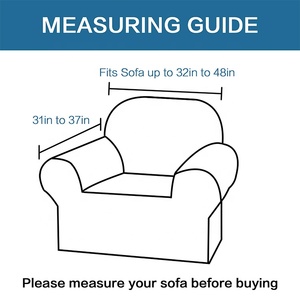 도매 스판덱스 슬리퍼 탄성 스트레치 소파 커버 스키드 저항 안락 보호자 방수 소파 커버 - Product Image 6