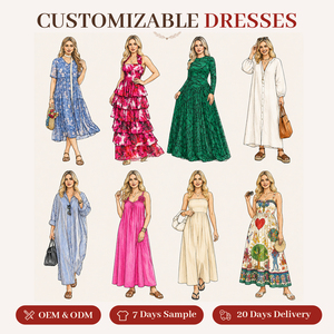 Produttore e Fornitore di <span class=keywords><strong>Abbigliamento</strong></span> Femminile OEM ODM Etichetta Privata Servizio Personalizzato Tessuto Colore Taglia MOQ Basso - Product Image 1