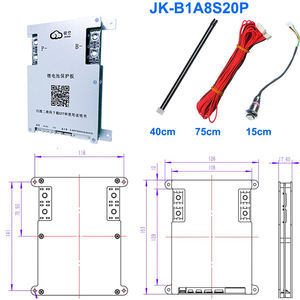 JK- Smart Blvetooth Active Balance Li-Ion LTO <b>Battery</b> 4S 8S 14S 16S 17S 20S 24S 12V <b>24V</b> 36V 48V 200A 300A JiKong JK-BMS Smart - Product Image 3