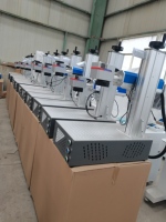 Machine de marquage laser à fibre de bureau Raytu (avec dispositif rotatif, CNC 3D et refroidissement par air) Gravure haute précision
