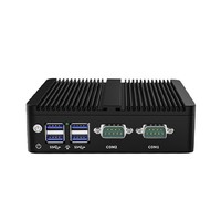 Mini PC Routeur Pare-feu 12e Génération N100 N150 4 ports LAN I226-V 2.5G J6412 2 ports RS232 COM NVMe Mini Ordinateur Fanless Boîtier Proxmox PfSense