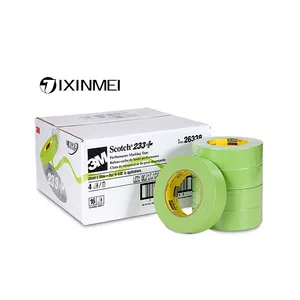 233 + Performance Green Masking washi Tape para aplicações de reparação e pintura automotiva