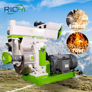 Máy làm viên từ bã mía RICHI thiết kế mới 1-2 tấn/giờ - Product Image 1