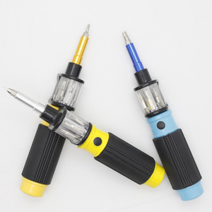 Tournevis combiné 6-en-1, ensemble d'outils de tournevis, tournevis à tête rotative télescopique, poignée ronde - Product Image 5