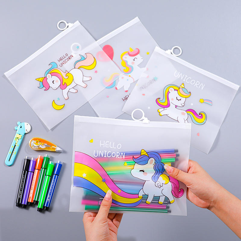 Transparent Pouch Transparent Unicorn Bag Buy Crackles Cute