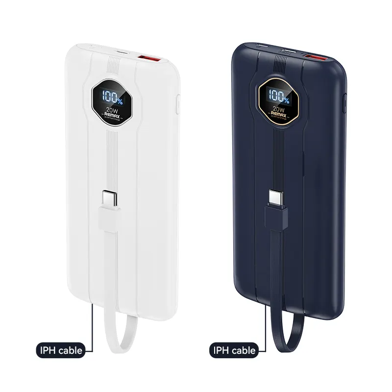 Remax Rpp-300 portabel Mini Power Bank 10000Mah pengisian daya Cepat 2022 tren baru Ce Fcc Rohs Powerbank telepon untuk Xiaomi
