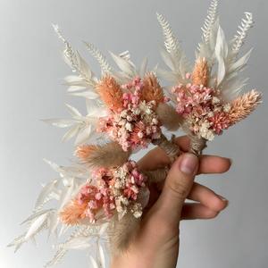Mazzo di Fiori Secchi Boho Fatto a Mano per Boutonniere da Sposo, Abito del Testimone e Decorazioni per Cerimonie - Product Image 6