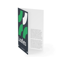 Impresión de Folletos Personalizados A4 A3, Plegables, para Clínica Dental, Menú de Restaurante, Folleto con Logotipo Personalizado, Laminación Mate o Brillante