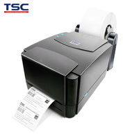 Impresora de Códigos de Barras de Transferencia Térmica de Escritorio Original TSC TTP-243pro de 203 dpi para Etiquetas de Envío y Pegatinas