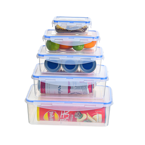 Portable Rice Storage Box Storage Fruit and Vegetable Crisper Food Container Bento Box food storage container set