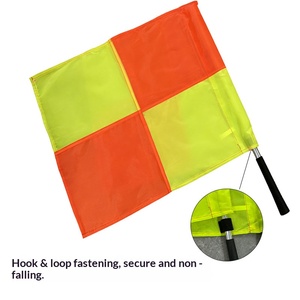 Stainless Ref <b>Flags</b> Football Rugby Referee Beep Soccer Professional <b>Linesman</b> <b>Flag</b> - Product Image 5