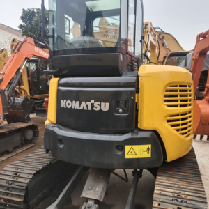 Mini pelle sur chenilles 5 tonnes Komatsu PC55MR Mini pelle utilisée d'origine Komatsu Pc35mr 40mr 50mr caoutchouc en stock - Product Image 6