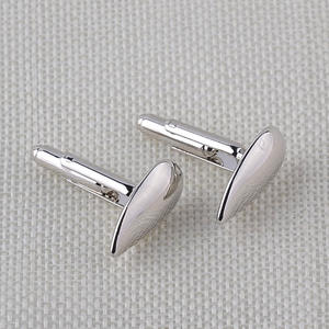 Fabricant Fournisseur Boutons de manchette en alliage personnalisés avec logo vierge pour hommes Métal Forme personnalisée Boutons de manchette - Product Image 1
