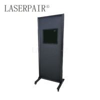 Barrera Protectora de Soldadura Láser de Tamaño Personalizado 1064nm 1080nm 10600nm, Barreras de Seguridad Láser 316-11000nm para Taller Láser