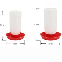 JIATAI vente en gros 1L abreuvoir et mangeoire en plastique durable pour poulet/canard/oie/pigeon/oiseau