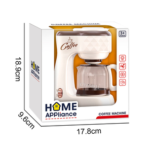 Machine à café en plastique de jeu de simulation d'approvisionnement d'usine avec lumière/<span class=keywords><strong>musique</strong></span>/goutte d'eau appareil ménager jouet de cafetière - Product Image 6