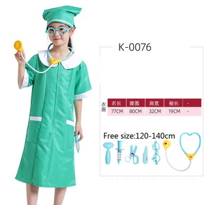 2024 Western fantaisie 6-8 ans personnage drôle belle fête des enfants Costume pour infirmière médecin ingénieur Police pompiers Halloween - Product Image 3