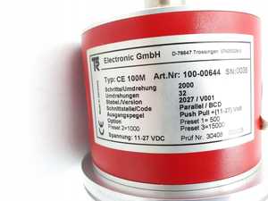 Codificador Rotatorio Absoluto de 12 Bits de Alta Resolución, Marca TR Electronic, Salida AC, SSI/RS485, para Automatización Industrial (Acero Inoxidable) - Product Image 3