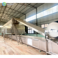 Ligne de machine de traitement d'amidon de manioc à petite échelle équipement de production d'amidon de maïs soufflé Machine de séchage solaire de manioc