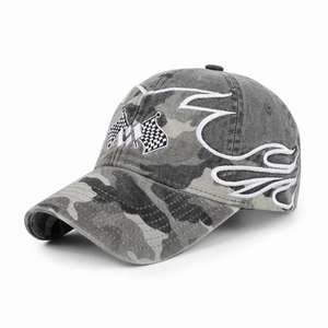 หมวกเบสบอลกันน้ำ 6 แผง แบบกำหนดเองได้เต็มรูปแบบจากโรงงาน BSCI ผ้าฝ้าย 100% ปักโลโก้ ปักภาพ ตามสไตล์ที่ต้องการ - Product Image 2