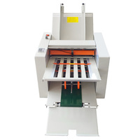 Machine à plier le papier automatique de bureau ZE-8B/4 à haute efficacité, directement de l'usine, pour manuel d'instructions, dépliant, brochure