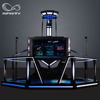 ¡De pie vr! Equipo de juegos de realidad virtual, simulador de juego para caminar, boxeo, máquina 9d vr